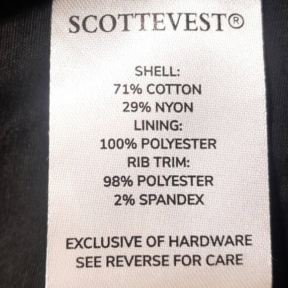 SCOTTeVEST Technical Vest XL Black 9 Pockets Utility Travel Gorpcore Active - Picture 4 of 10